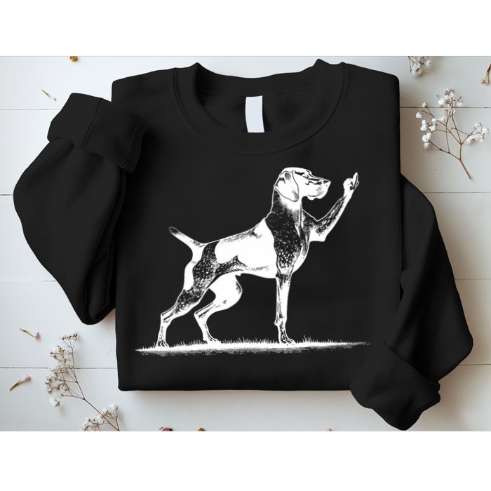 Rude Pointer Dog Asshole German Shorthaired Pointer Dog Sweatshirt