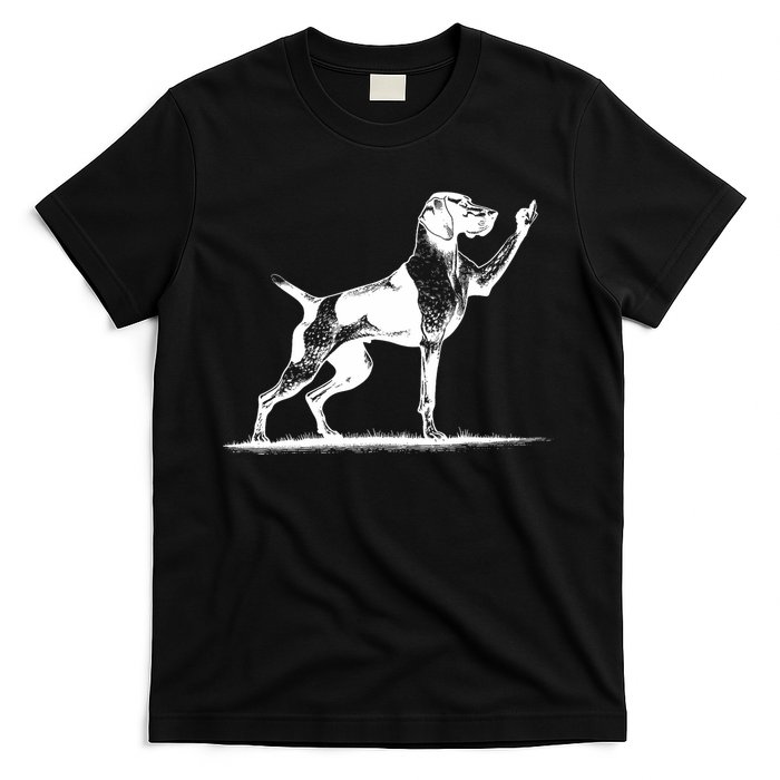 Rude Pointer Dog Asshole German Shorthaired Pointer Dog T-Shirt