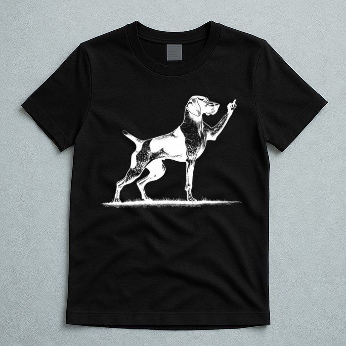 Rude Pointer Dog Asshole German Shorthaired Pointer Dog T-Shirt