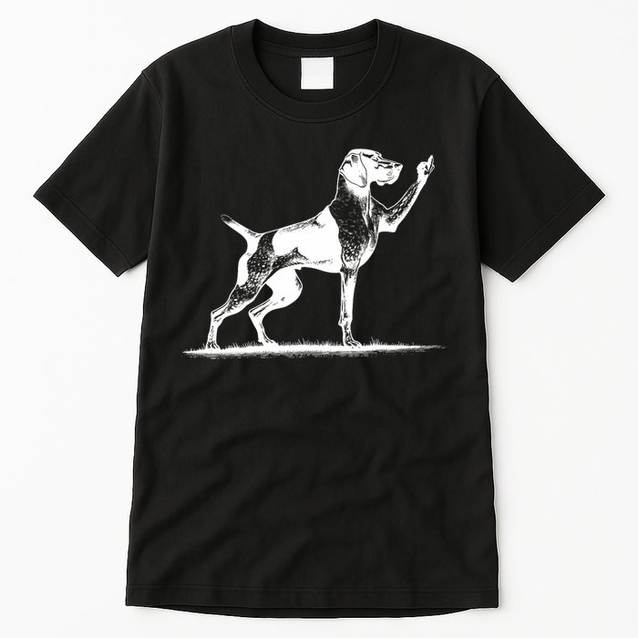 Rude Pointer Dog Asshole German Shorthaired Pointer Dog Tall T-Shirt