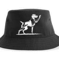 Rude Pointer Dog Asshole German Shorthaired Pointer Dog Sustainable Bucket Hat