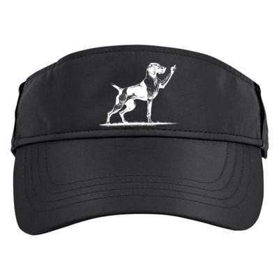 Rude Pointer Dog Asshole German Shorthaired Pointer Dog Adult Drive Performance Visor