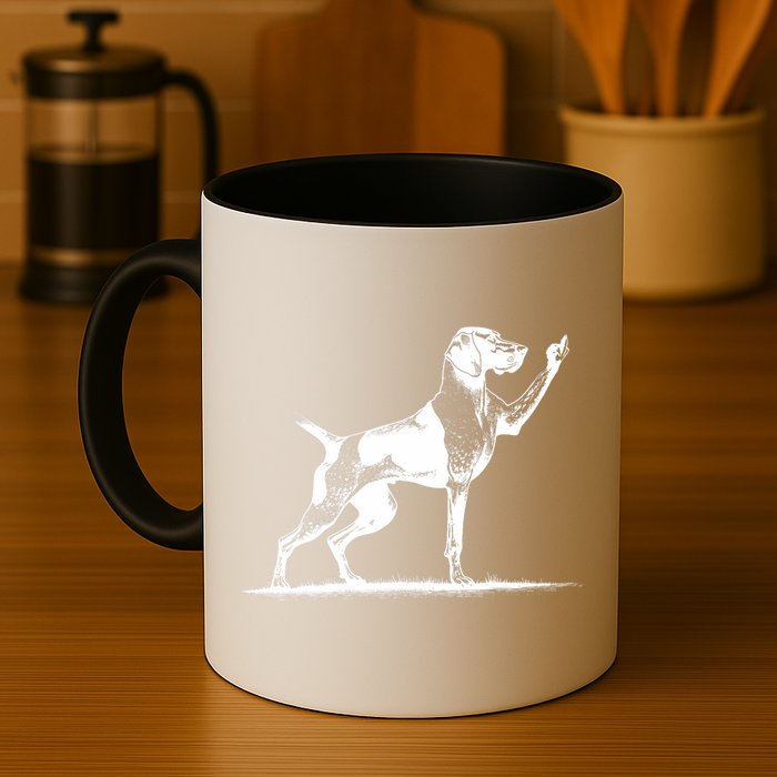 Rude Pointer Dog Asshole German Shorthaired Pointer Dog Mug
