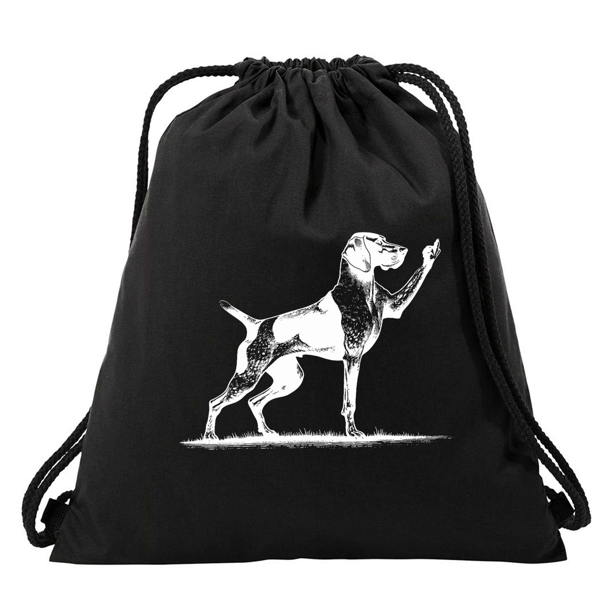 Rude Pointer Dog Asshole German Shorthaired Pointer Dog Drawstring Bag