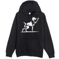 Rude Pointer Dog Asshole German Shorthaired Pointer Dog Premium Pullover Hoodie