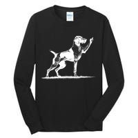 Rude Pointer Dog Asshole German Shorthaired Pointer Dog Tall Long Sleeve T-Shirt