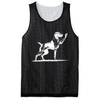 Rude Pointer Dog Asshole German Shorthaired Pointer Dog Mesh Reversible Basketball Jersey Tank