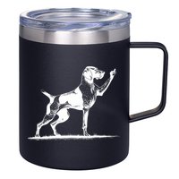 Rude Pointer Dog Asshole German Shorthaired Pointer Dog 12oz Stainless Steel Coffee Mug