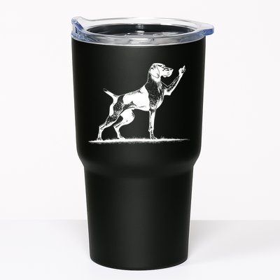 Rude Pointer Dog Asshole German Shorthaired Pointer Dog Tumbler