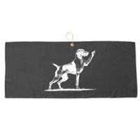 Rude Pointer Dog Asshole German Shorthaired Pointer Dog Large Microfiber Waffle Golf Towel