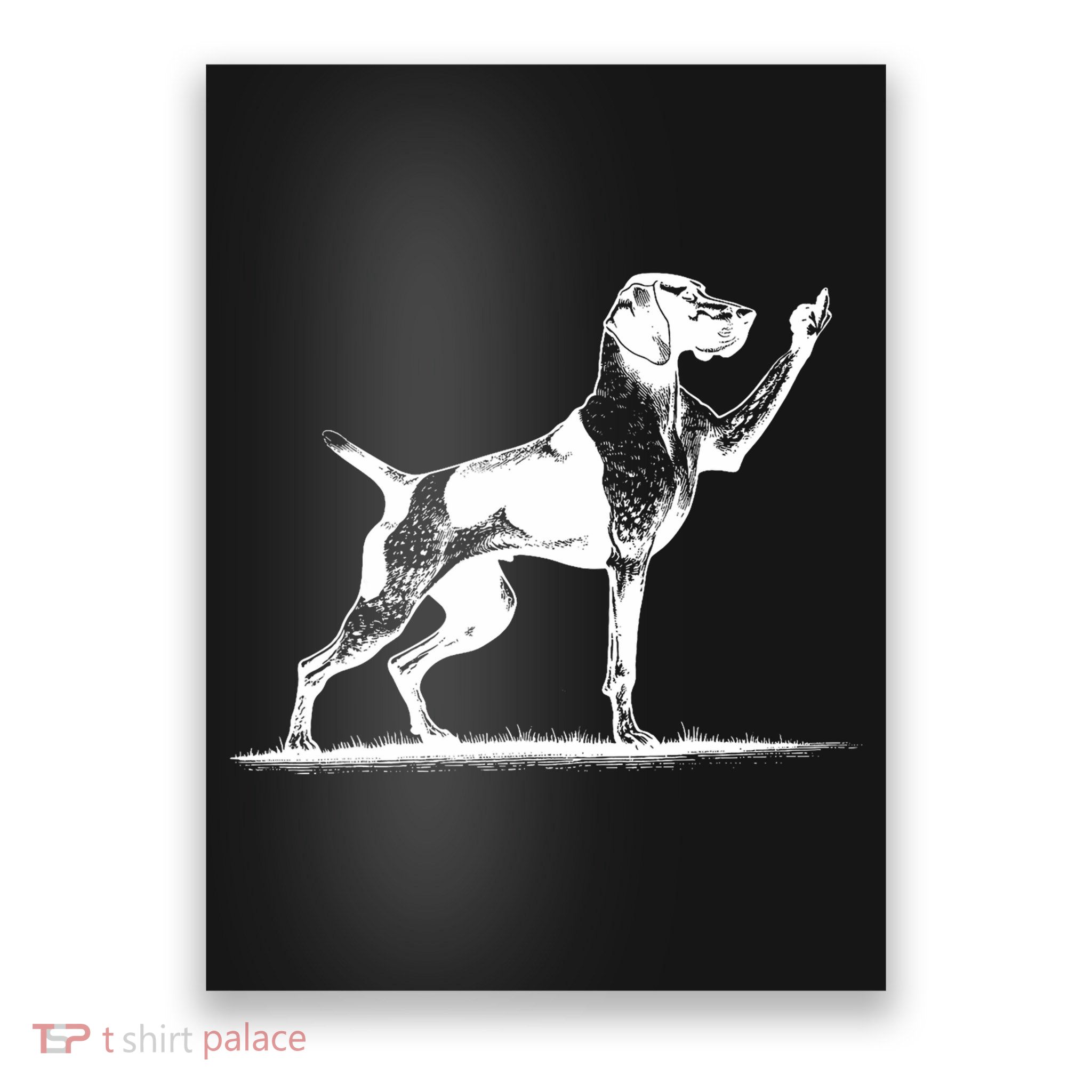 Rude Pointer Dog Asshole German Shorthaired Pointer Dog Poster
