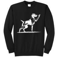 Rude Pointer Dog Asshole German Shorthaired Pointer Dog Tall Sweatshirt