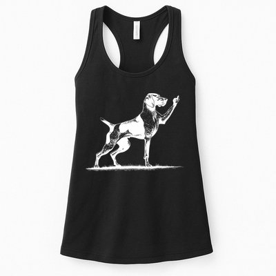 Rude Pointer Dog Asshole German Shorthaired Pointer Dog Womens Tank Top