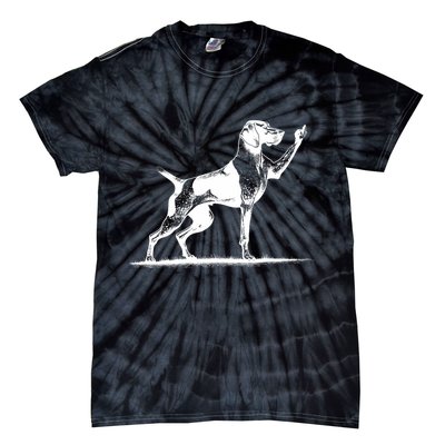 Rude Pointer Dog Asshole German Shorthaired Pointer Dog Tie-Dye T-Shirt