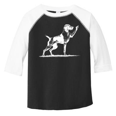 Rude Pointer Dog Asshole German Shorthaired Pointer Dog Toddler Fine Jersey T-Shirt