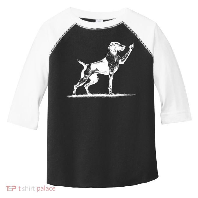 Rude Pointer Dog Asshole German Shorthaired Pointer Dog Toddler Fine Jersey T-Shirt
