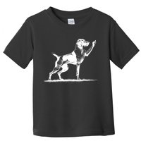 Rude Pointer Dog Asshole German Shorthaired Pointer Dog Toddler T-Shirt
