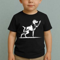 Rude Pointer Dog Asshole German Shorthaired Pointer Dog Toddler T-Shirt
