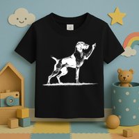 Rude Pointer Dog Asshole German Shorthaired Pointer Dog Toddler T-Shirt