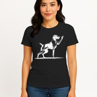 Rude Pointer Dog Asshole German Shorthaired Pointer Dog Womens T-Shirt