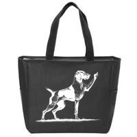 Rude Pointer Dog Asshole German Shorthaired Pointer Dog Zip Tote Bag