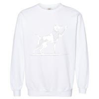 Rude Pointer Dog Asshole German Shorthaired Pointer Dog Garment-Dyed Sweatshirt