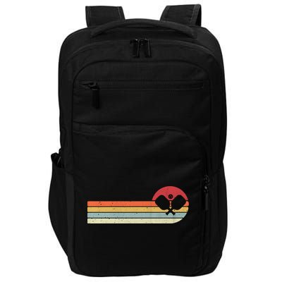 Retro Pickleball Design For Passionate Pickleball Players Gift Impact Tech Backpack