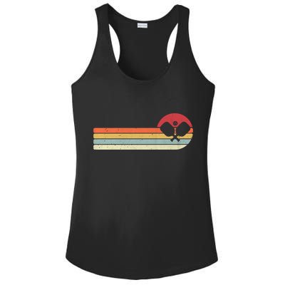 Retro Pickleball Design For Passionate Pickleball Players Gift Ladies PosiCharge Competitor Racerback Tank