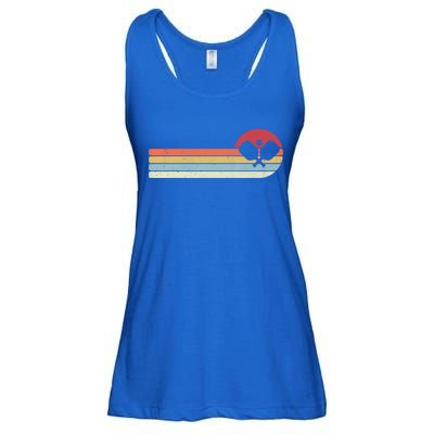 Retro Pickleball Design For Passionate Pickleball Players Gift Ladies Essential Flowy Tank