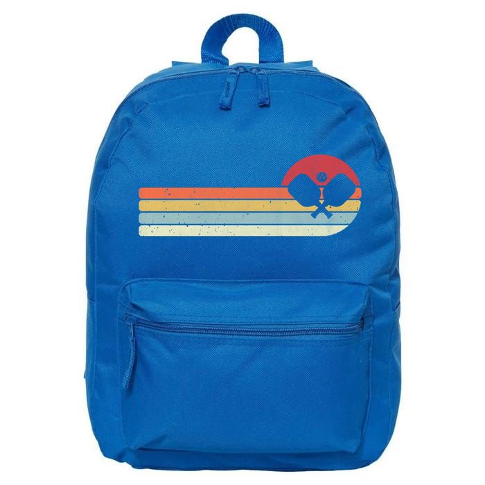 Retro Pickleball Design For Passionate Pickleball Players Gift 16 in Basic Backpack