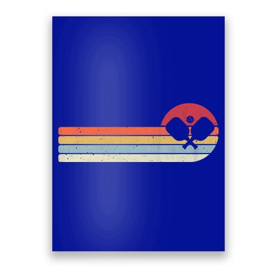 Retro Pickleball Design For Passionate Pickleball Players Gift Poster
