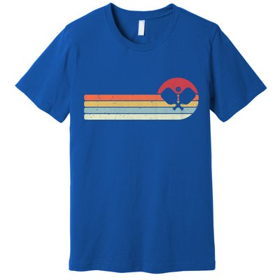 Retro Pickleball Design For Passionate Pickleball Players Gift Premium T-Shirt