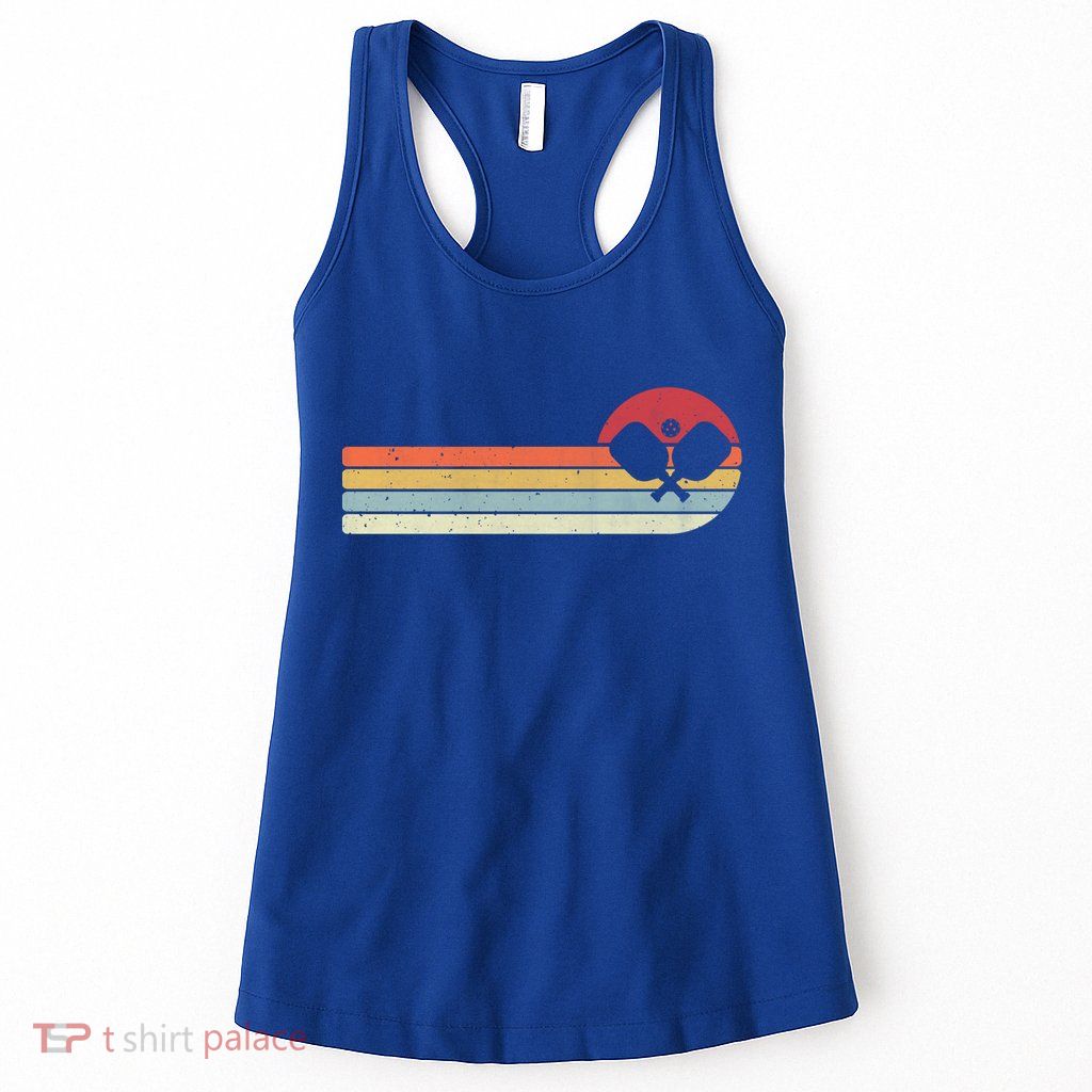 Retro Pickleball Design For Passionate Pickleball Players Gift Womens Tank Top