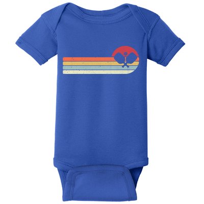 Retro Pickleball Design For Passionate Pickleball Players Gift Baby Bodysuit