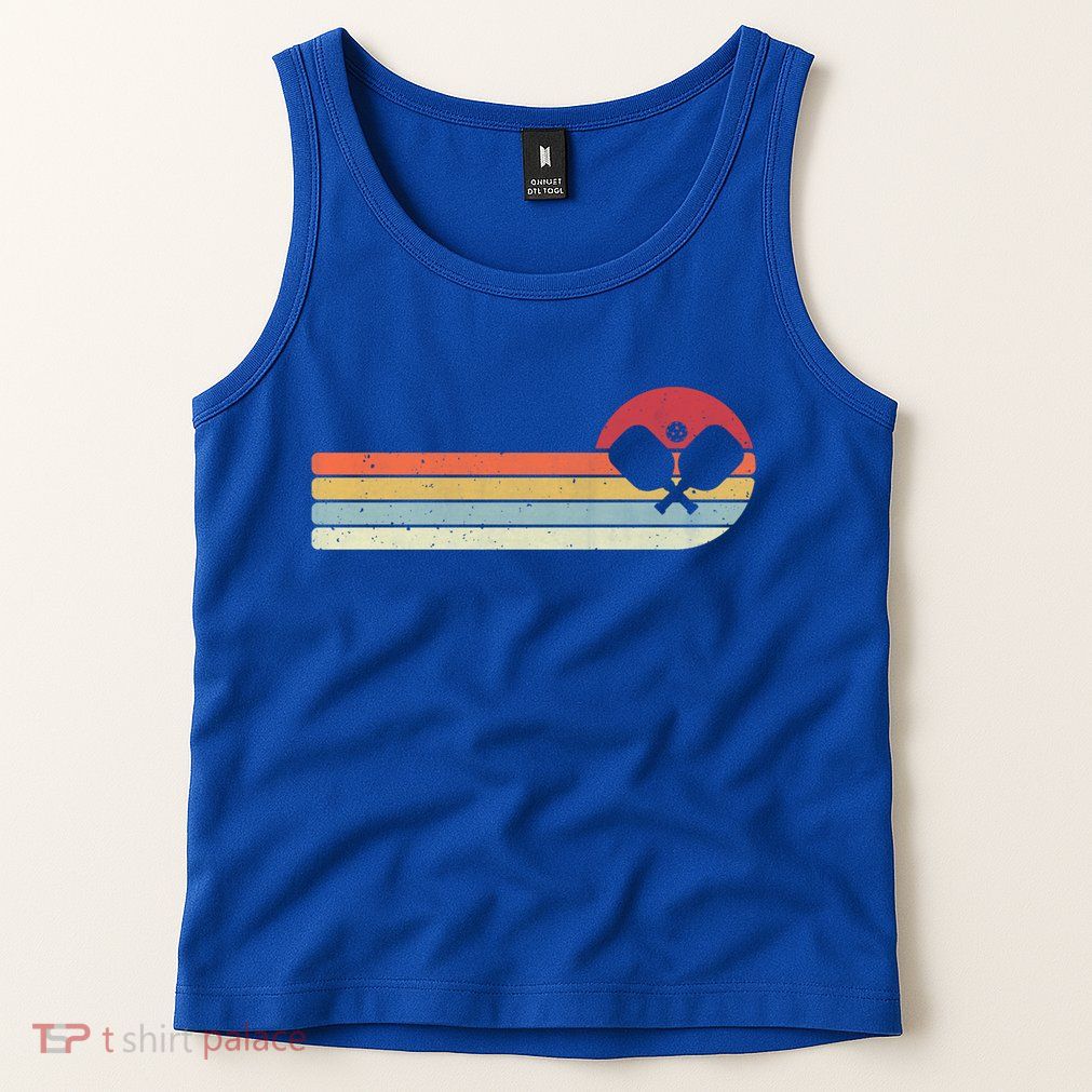 Retro Pickleball Design For Passionate Pickleball Players Gift Tank Top