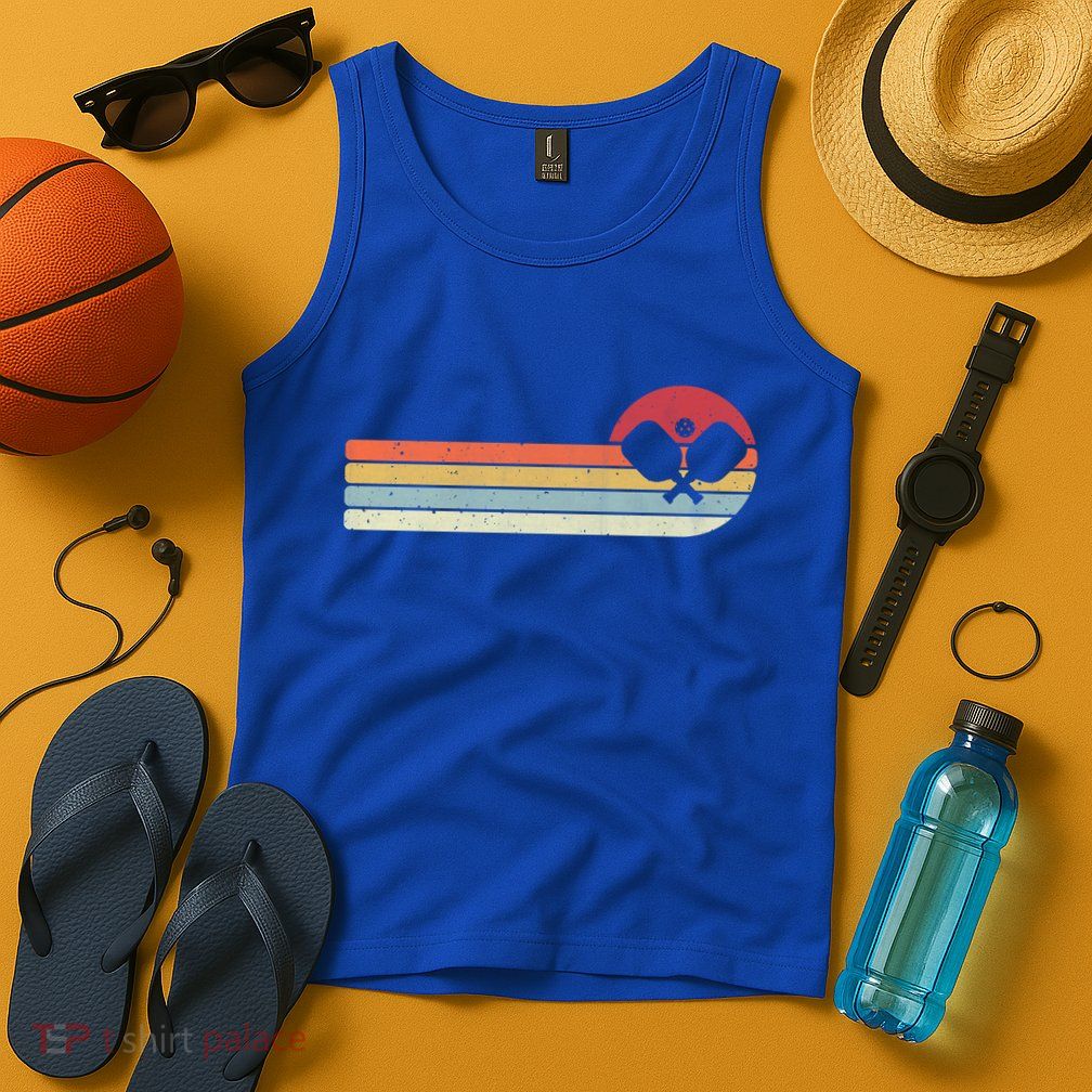 Retro Pickleball Design For Passionate Pickleball Players Gift Tank Top
