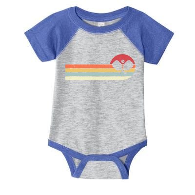 Retro Pickleball Design For Passionate Pickleball Players Gift Infant Baby Jersey Bodysuit