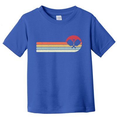 Retro Pickleball Design For Passionate Pickleball Players Gift Toddler T-Shirt