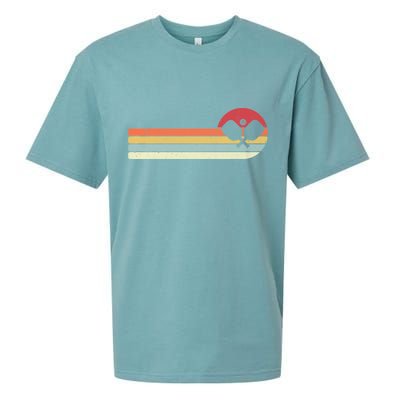 Retro Pickleball Design For Passionate Pickleball Players Gift Sueded Cloud Jersey T-Shirt