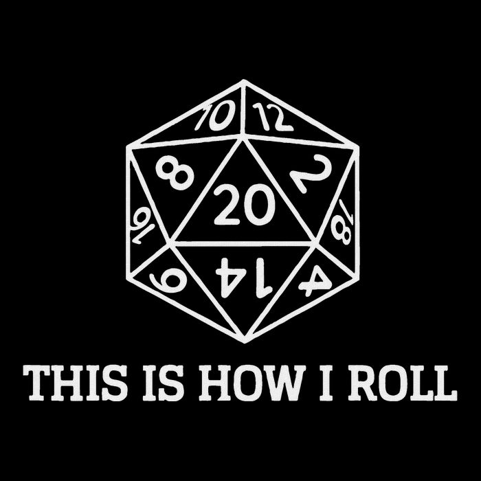 Role Playing Dice This Is How I Roll Tabletop Gamer Rpg Gift Poster