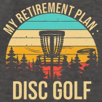 retirement plan disc golf funny disc golfing golfer frolfing Vector Backpack