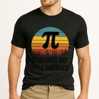 Retro Pi Day Funny Math Equation Irrational But Well Rounded Performance Shirt