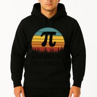 Retro Pi Day Funny Math Equation Irrational But Well Rounded Hoodie
