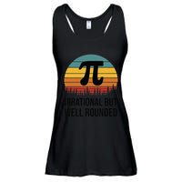 Retro Pi Day Funny Math Equation Irrational But Well Rounded Ladies Essential Flowy Tank