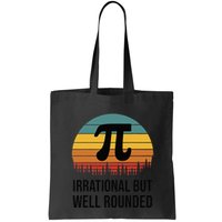Retro Pi Day Funny Math Equation Irrational But Well Rounded Bag