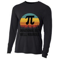 Retro Pi Day Funny Math Equation Irrational But Well Rounded Cooling Performance Long Sleeve Crew