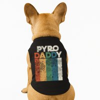 Retro Pyro Daddy Pyrotechnician Father Fireworks Technician Meaningful Gift Doggie Tank