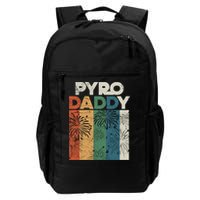 Retro Pyro Daddy Pyrotechnician Father Fireworks Technician Meaningful Gift Backpack