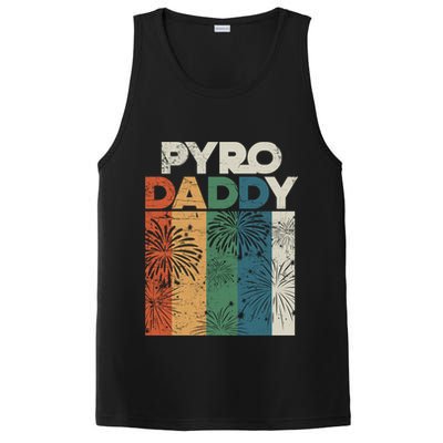 Retro Pyro Daddy Pyrotechnician Father Fireworks Technician Meaningful Gift PosiCharge Competitor Tank
