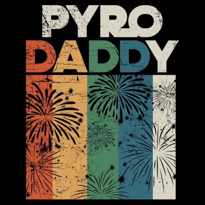 Retro Pyro Daddy Pyrotechnician Father Fireworks Technician Meaningful Gift Wool Snapback Cap